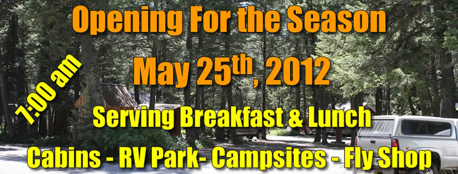 Campfire Lodge Resort of West Yellowstone MT offers a variety of lodging choices right on the Madison River